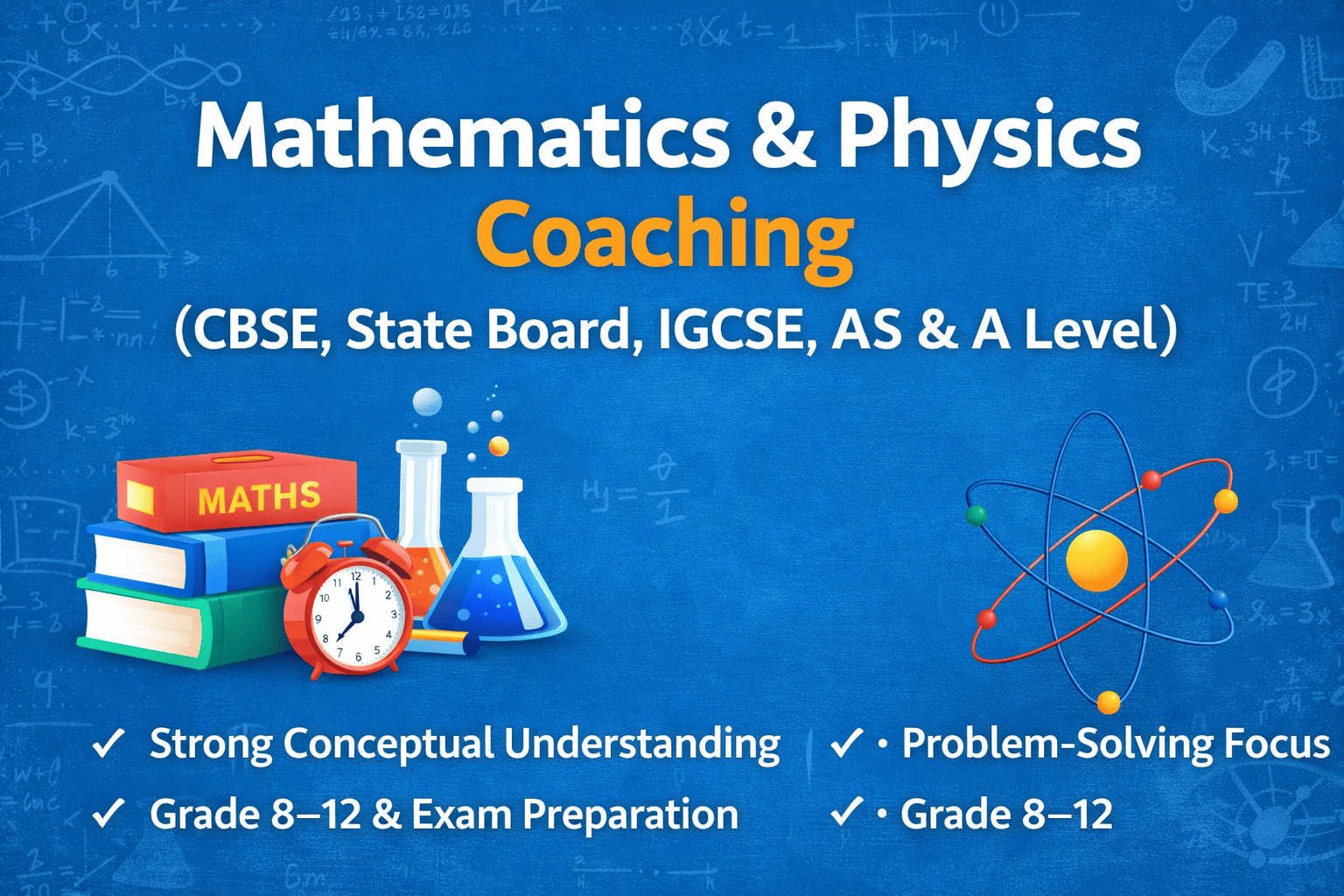 Mathematics & Physics Coaching (CBSE, State Board) Classes by Sayed Ashraf